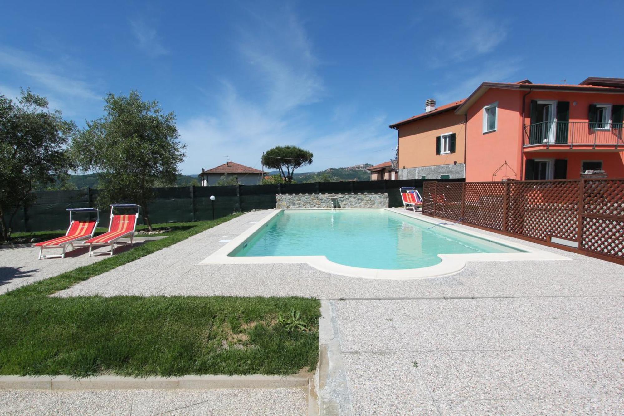 La Fonda Casa Vacanze-Appartamenti Con Piscina Santo Stefano di Magra Eksteriør bilde
